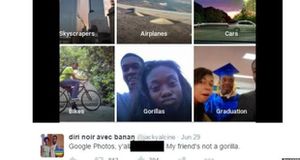 Racist google algorithm calls Black "gorilla"
